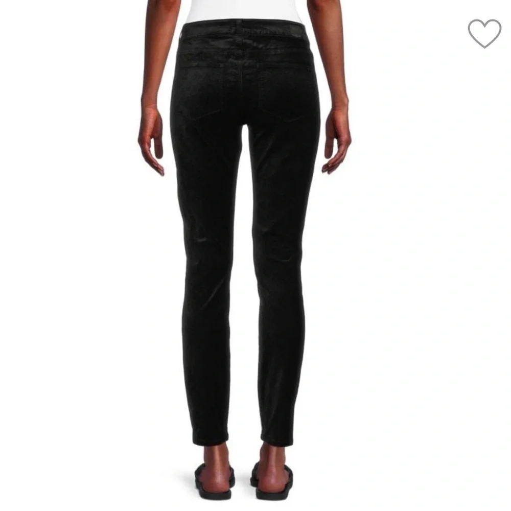 PAIGE Ultra Skinny Black Velvet Jeans - Picture 2 of 14